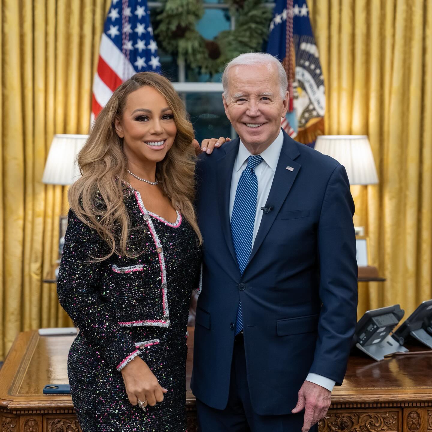 Η επίσκεψη της Mariah Carey στον Λευκό Οίκο