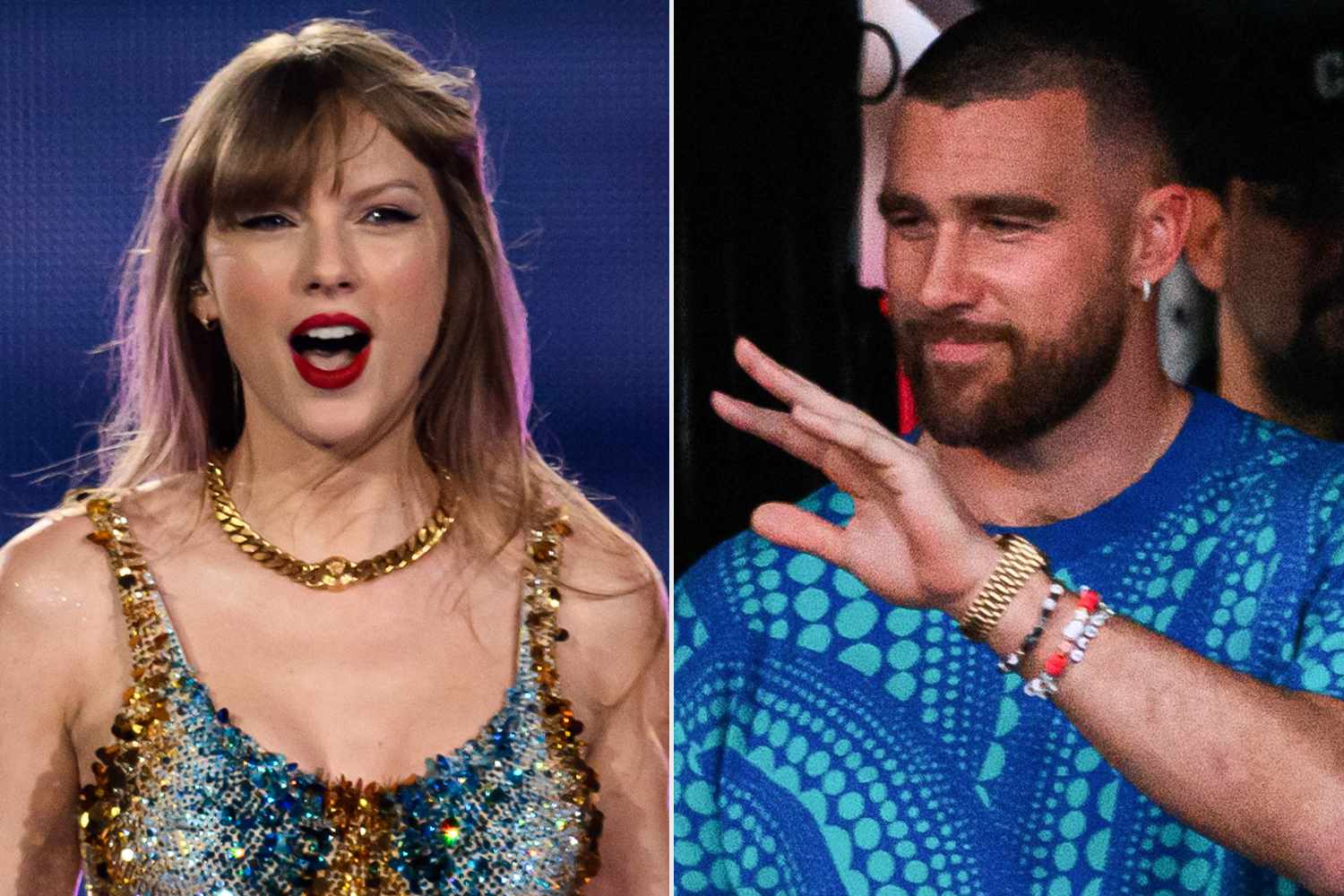 Taylor Swift: Στη σκηνή του Eras Tour με τον Travis Kelce