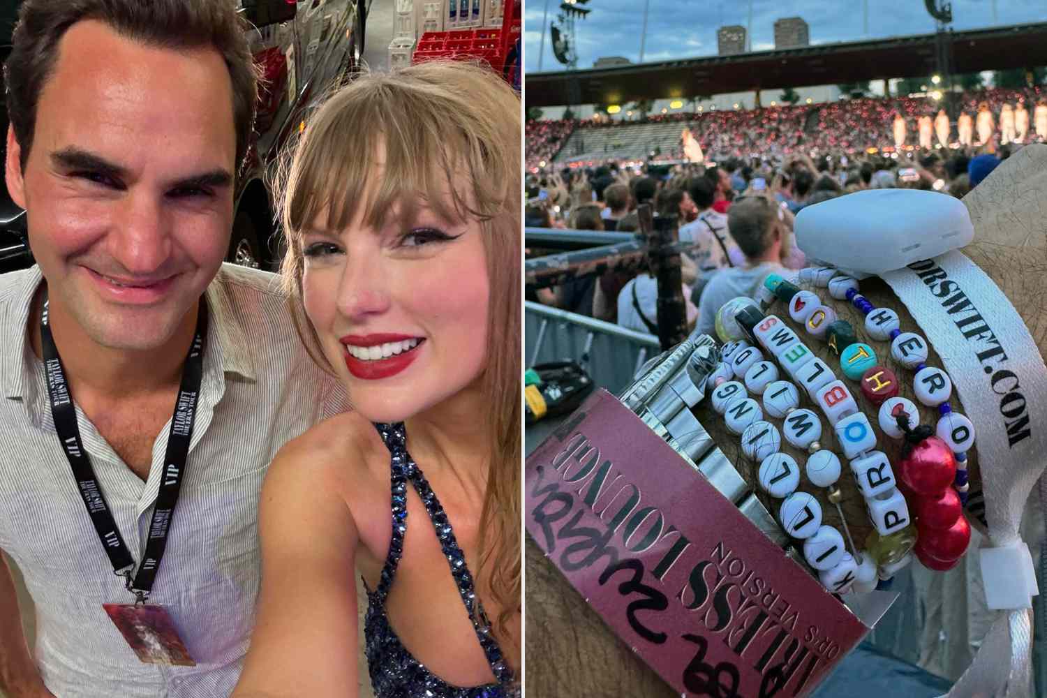 Taylor Swift: Ο Roger Federer στα backstage της Eras Tour