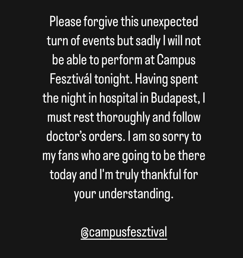 Rita Ora: Εκτάκτως στο νοσοκομείο – Ακυρώθηκε προγραμματισμένο show της