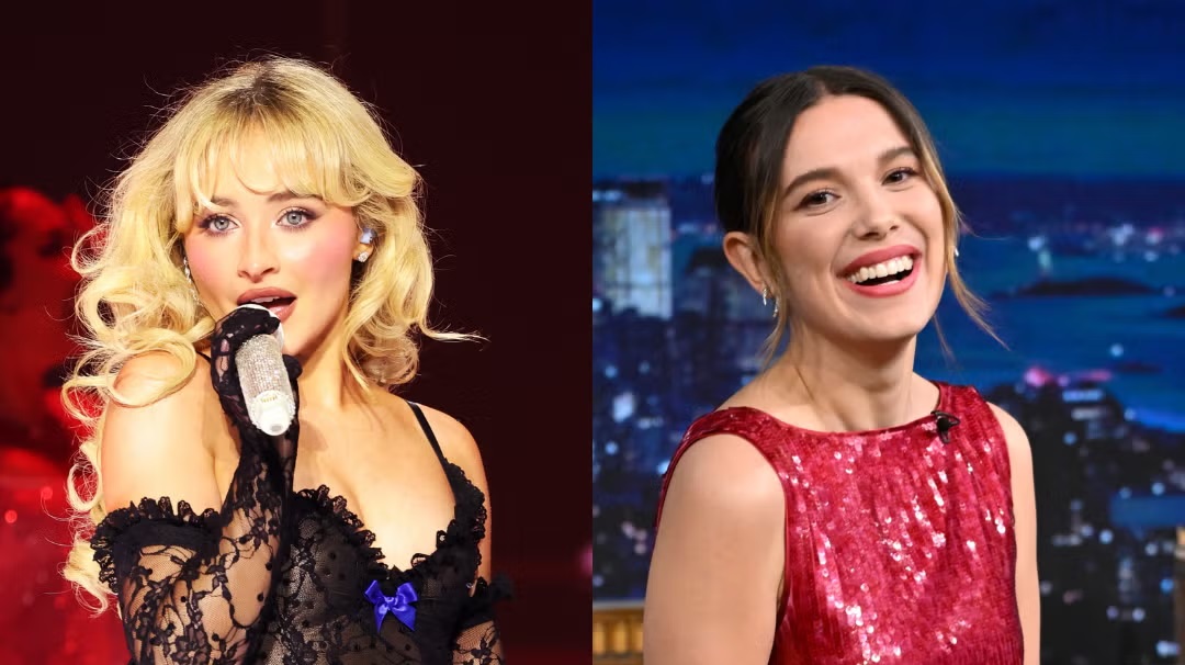 Όταν η Sabrina Carpenter είδε μέσα στο πλήθος τη Millie Bobby Brown